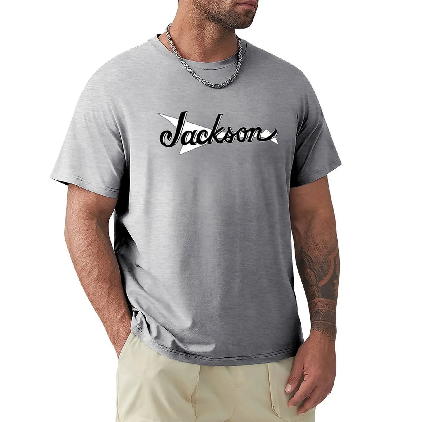 beach man t shirt top Jackson Guitar T-Shirt humor t shirt t-shirt Anime t-shirt anime Short sleeve tee men cotton teeshirt